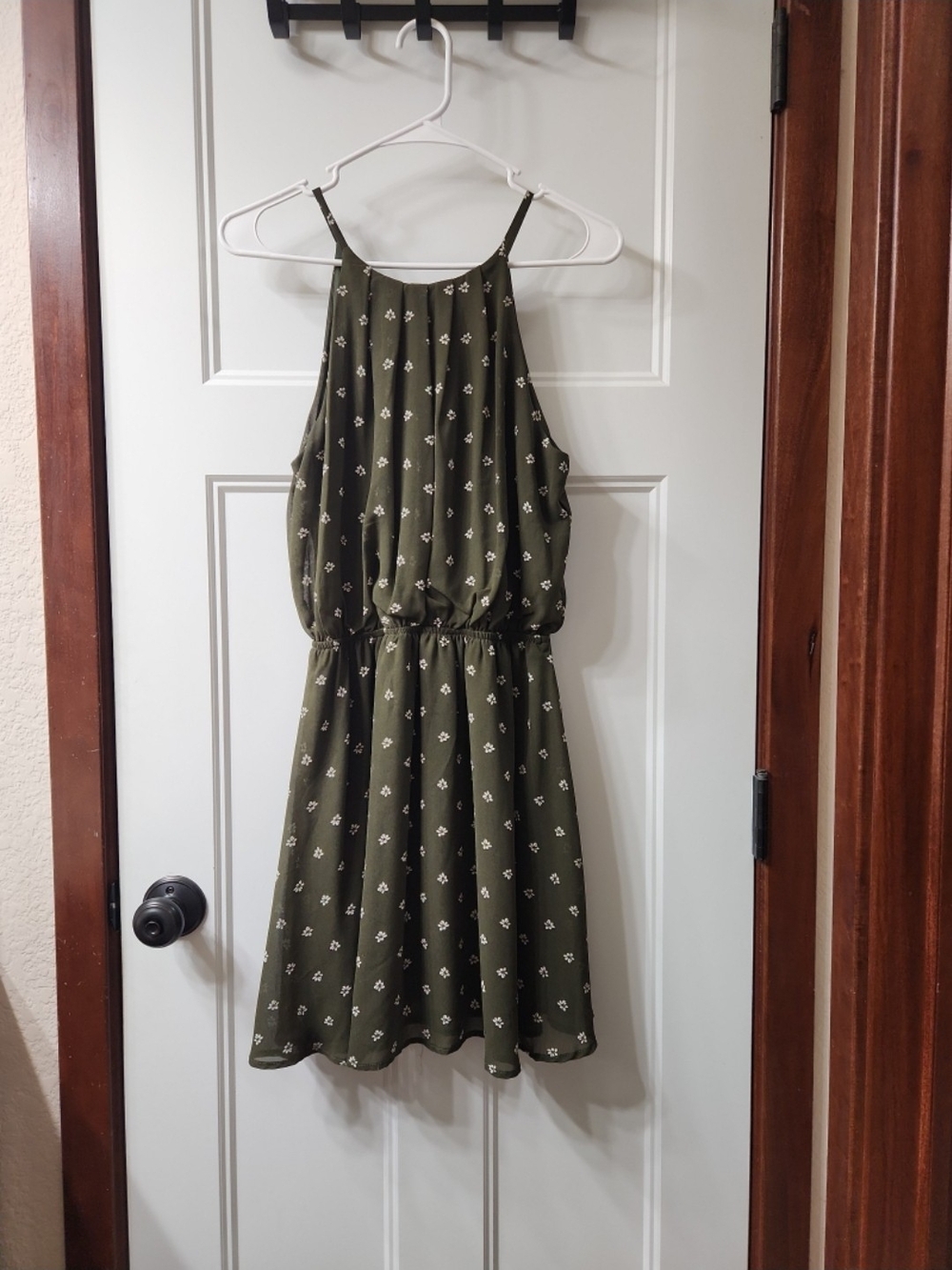 DNA couture Green Floral Mini Dress